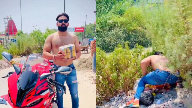 youtuber-ankur-chaudhary-distributes-beer-in-haridwars-dry-zone-seeks-apology-after-viral-video-draws-flak